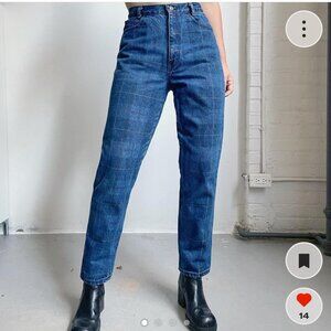 Women's Blue and Navy Jeans